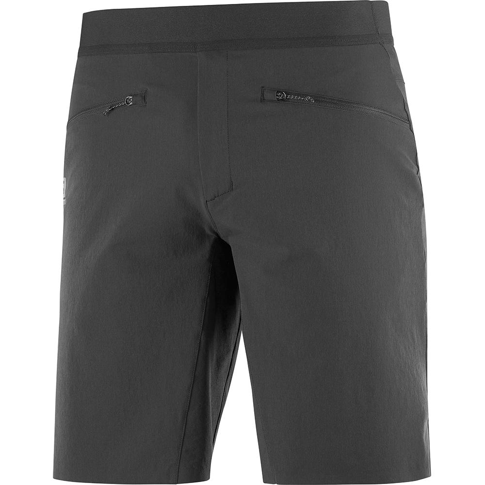 SALOMON WAYFARER PULL ON M Philippines - Men's Shorts - Black | 835064-FEO
